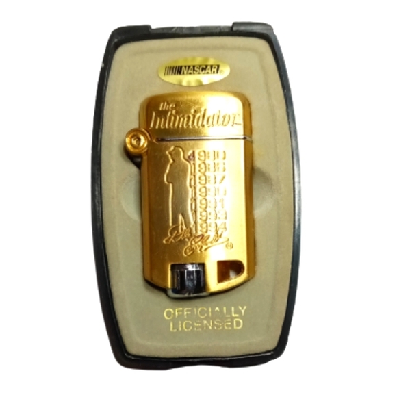 The Intimidator Dale Earnhardt NASCAR Brass Commemorate Torch Lighter - Picture 1 of 11